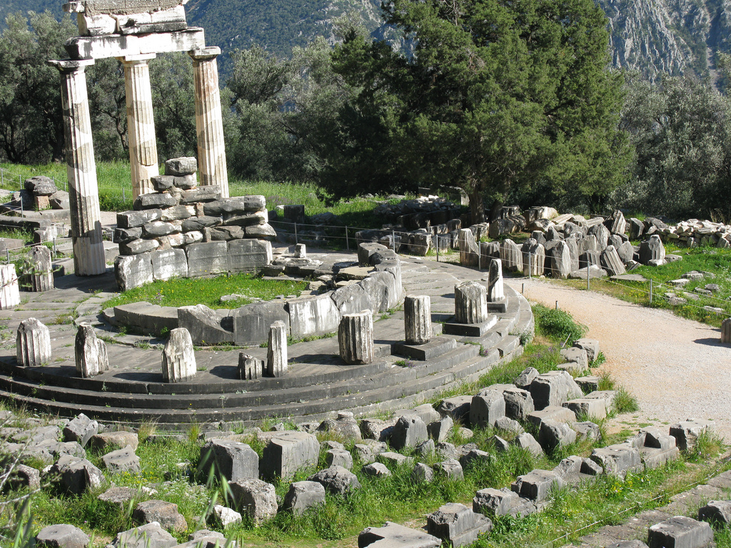 The Sanctuary of Athena Pronaia Delphi Ancient Greece
