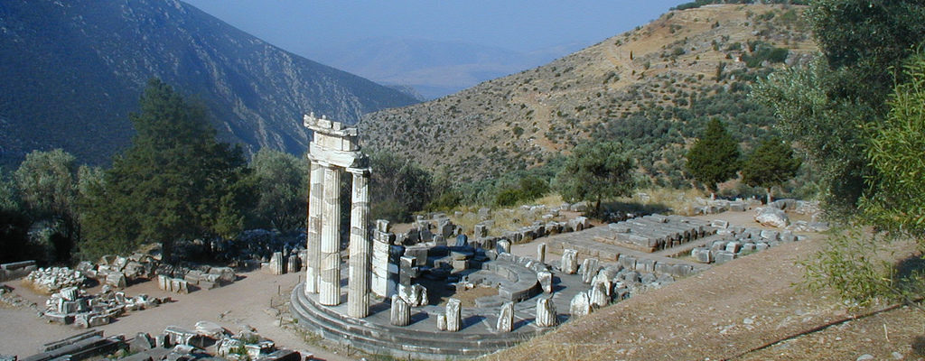 The Sanctuary of Athena Pronaia, Delphi, Ancient Greece