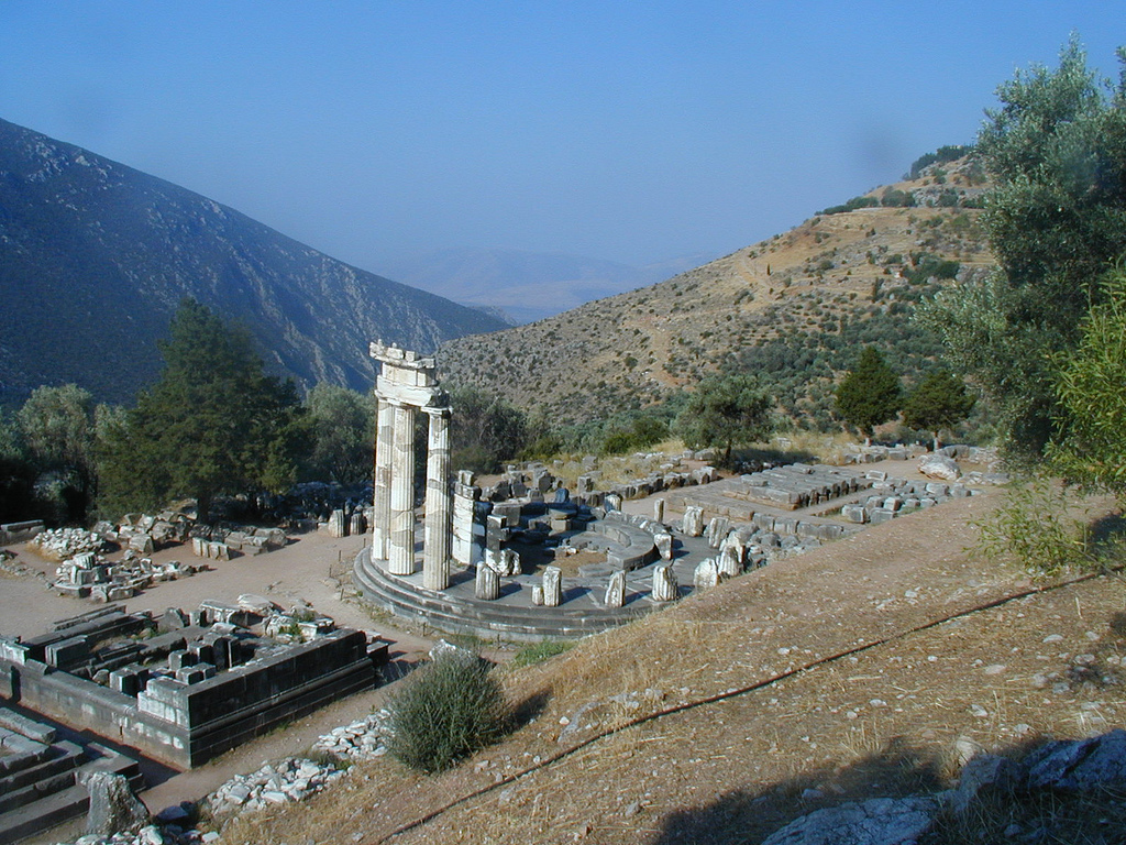 The Sanctuary Of Athena Pronaia Delphi Ancient Greece The Sanctuary Of Athena Pronaia Delphi Ancient Greece