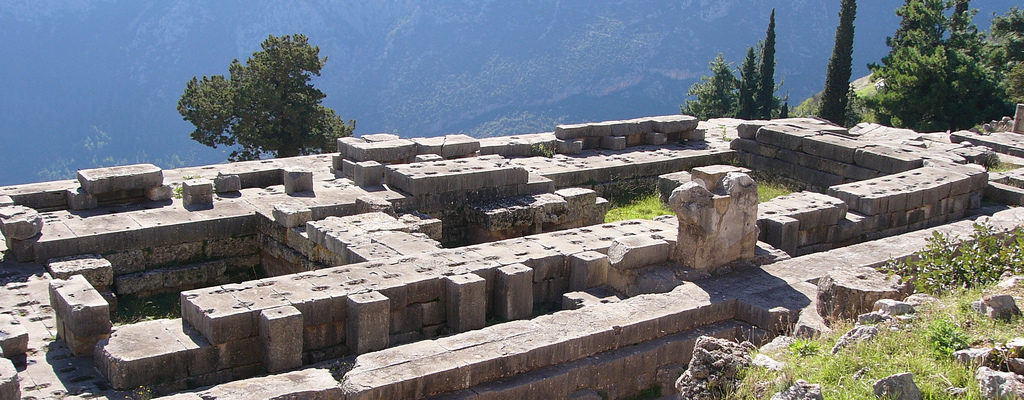 The Sanctuary of Apollo, Delphi, Ancient Greece