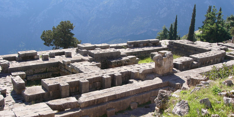 The Sanctuary of Apollo, Delphi, Ancient Greece