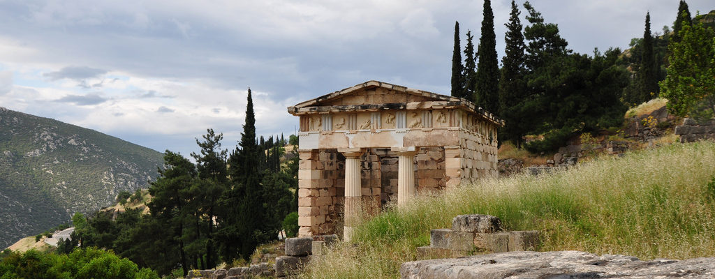 The Treasury of the Athenians, Delphi, Ancient Greece