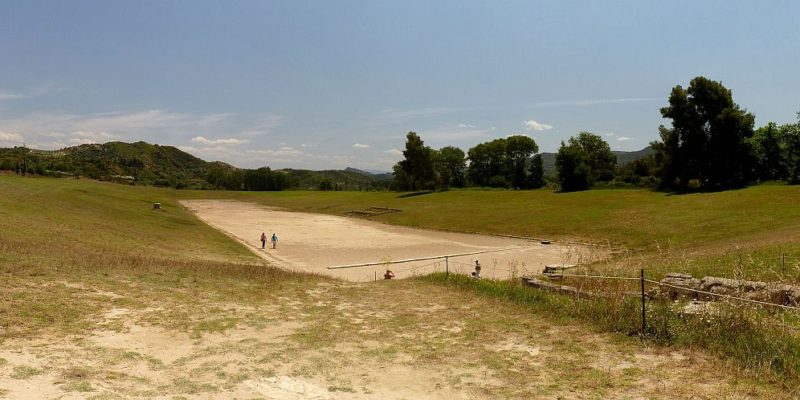 The Stadium of Olympia, Olympia, Ancient Greece